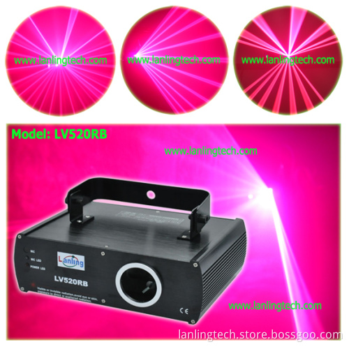 200mw DMX Rose Laser Light, Projector DJ Light (LV520RB)